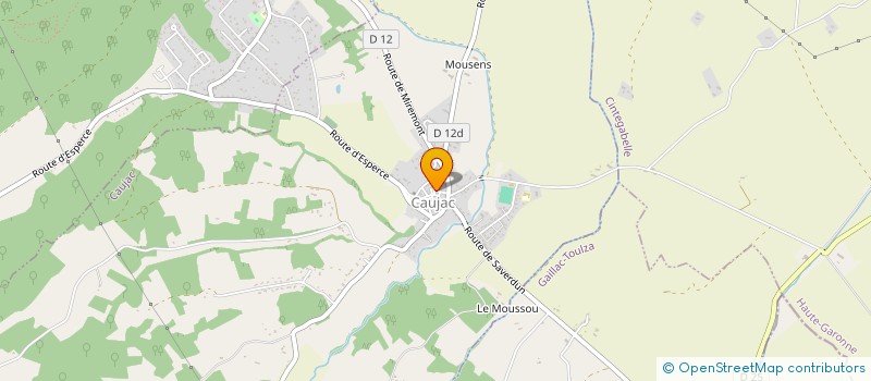 localisation de l'entreprise MADAME ESTHER PATUREAU  CAUJAC