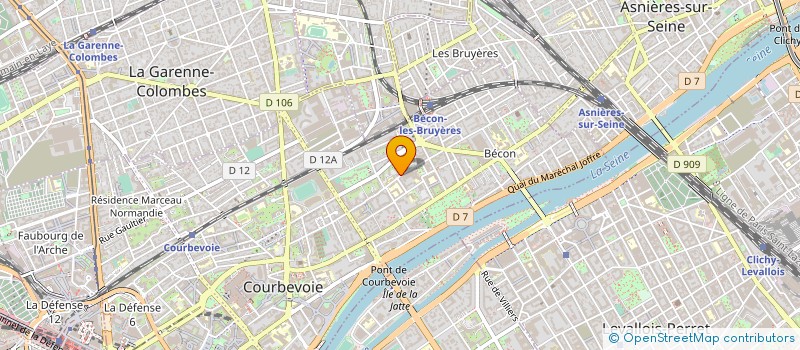 localisation de l'entreprise MADAME ESTHER PEREZ PAJARES à COURBEVOIE