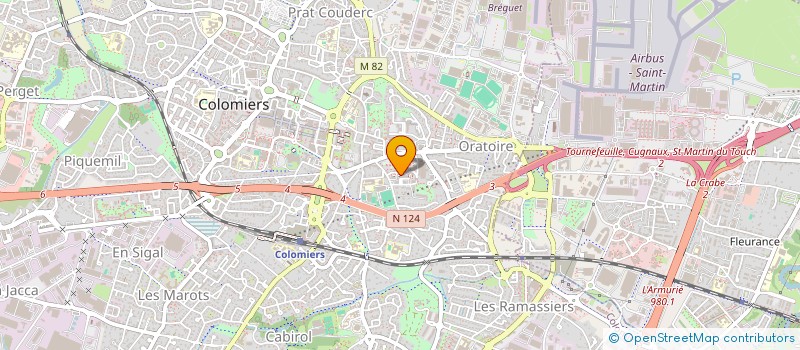 localisation de l'entreprise MADAME ESTHER PHILIP à COLOMIERS