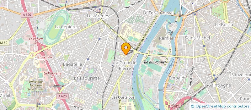 localisation de l'entreprise MADAME ESTHER PUYFOULHOUX à TOULOUSE