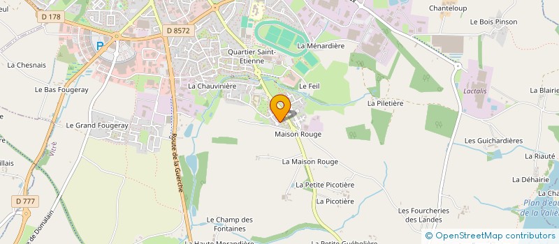 localisation de l'entreprise MADAME ESTHER REJAI  VITRE