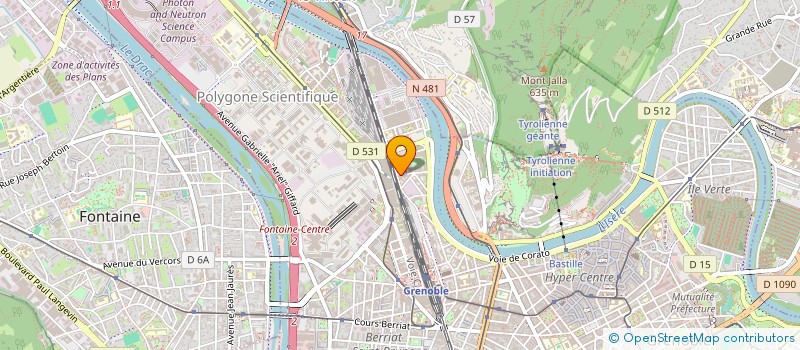 localisation de l'entreprise MADAME ESTHER RODRIGUES RAGGI PEREIRA à GRENOBLE