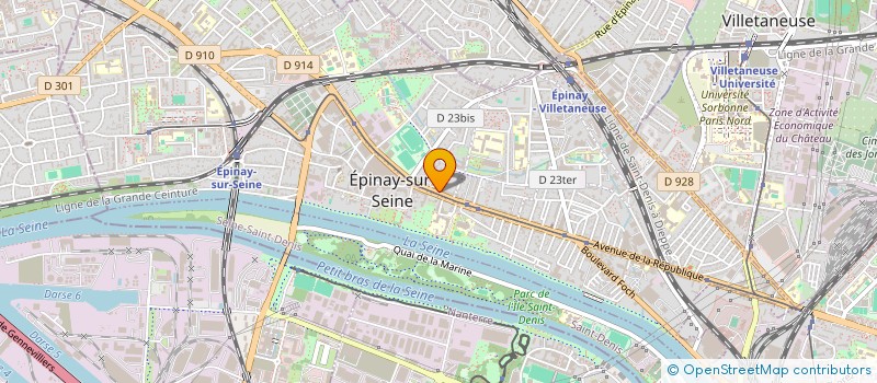 localisation de l'entreprise MADAME ESTHER ROLAND à EPINAY-SUR-SEINE