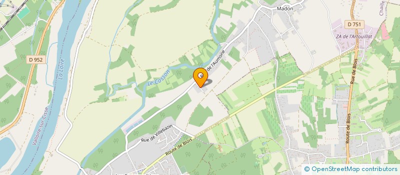 localisation de l'entreprise MADAME ESTHER ROUX  CANDE-SUR-BEUVRON