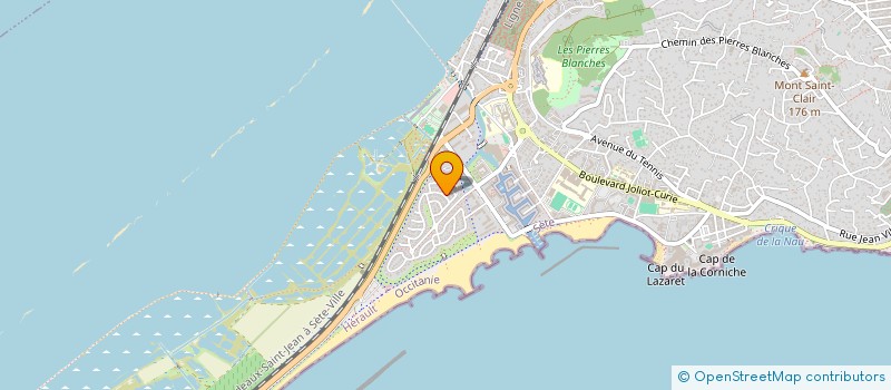 localisation de l'entreprise MADAME ESTHER SAGOLS  SETE