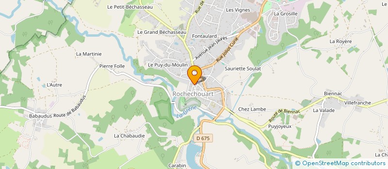 localisation de l'entreprise MADAME ESTHER SARASA à ROCHECHOUART