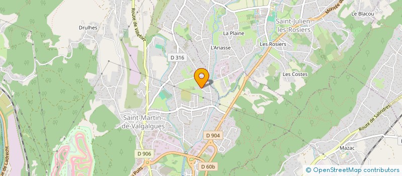 localisation de l'entreprise MADAME ESTHER SCHARF  SAINT-MARTIN-DE-VALGALGUES