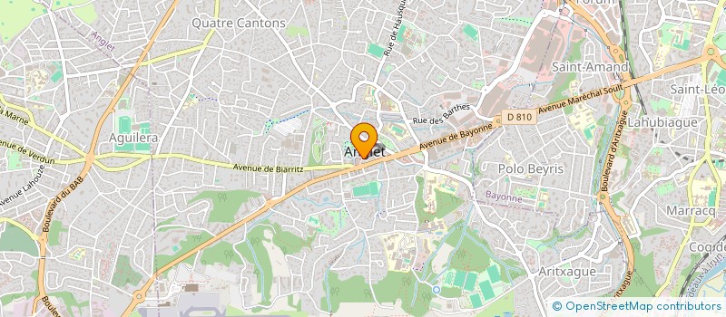 localisation de l'entreprise MADAME ESTHER SUSO  ANGLET