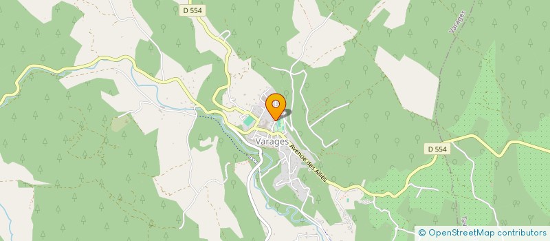 localisation de l'entreprise MADAME ESTHER TRAVELIN  VARAGES