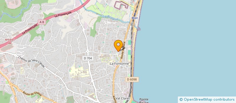 localisation de l'entreprise MADAME ESTHER VALES  ANTIBES