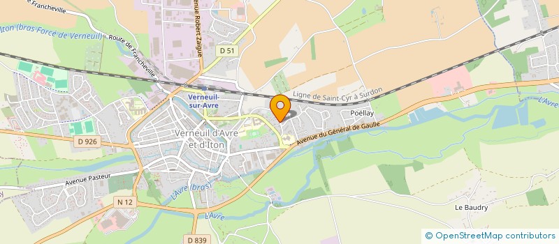 localisation de l'entreprise MADAME ESTHER VILLERS  VERNEUIL D'AVRE ET D'ITON