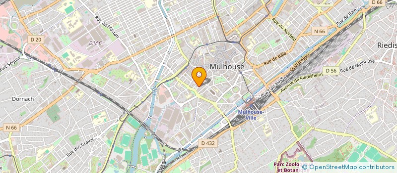 localisation de l'entreprise MADAME ESTHER WILHELM  MULHOUSE