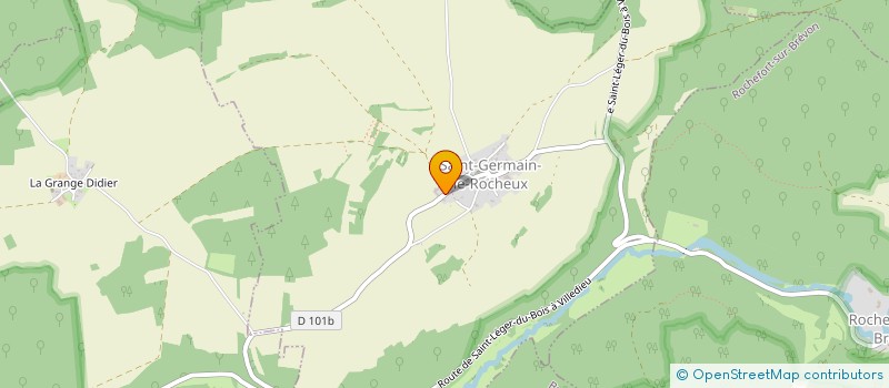 localisation de l'entreprise MADAME ESTHER ZUIJDENDORP  SAINT-GERMAIN-LE-ROCHEUX