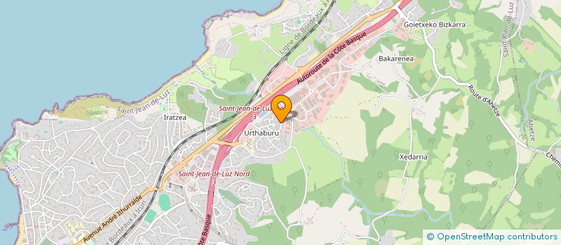 localisation de l'entreprise MADAME ESTITXU CAZALIS à SAINT-JEAN-DE-LUZ