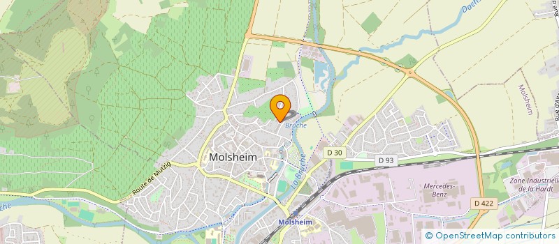 localisation de l'entreprise MADAME ESTRELA MARIA PAULO  MOLSHEIM