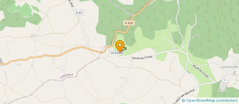 localisation de l'entreprise MADAME ESTRELA OLIVEIRA FERNANDES  LABASTIDE-MARNHAC