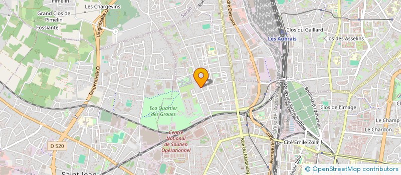 localisation de l'entreprise MADAME ESTRELLA CARVALHO à ORLEANS