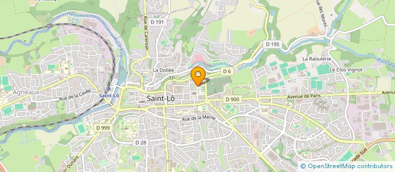 localisation de l'entreprise MADAME ESTRELLA GODEMENT  SAINT-LO