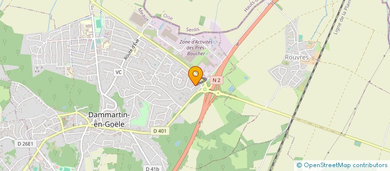 localisation de l'entreprise MADAME ESYLIANE BERNARD à DAMMARTIN-EN-GOELE