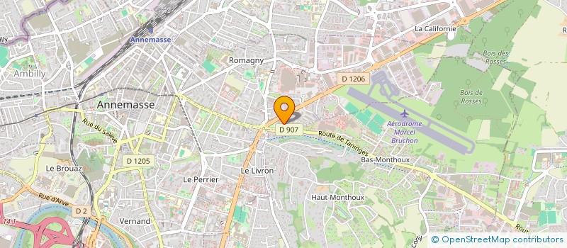 localisation de l'entreprise MADAME ESZTER BALINT à ANNEMASSE