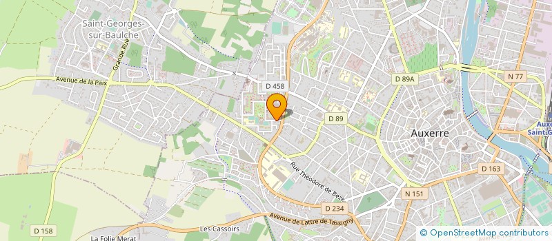 localisation de l'entreprise MADAME ESZTER-KRISZTINA JOOS à AUXERRE