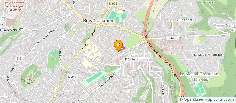 localisation de l'entreprise MADAME ET MONSIEUR à BOIS-GUILLAUME
