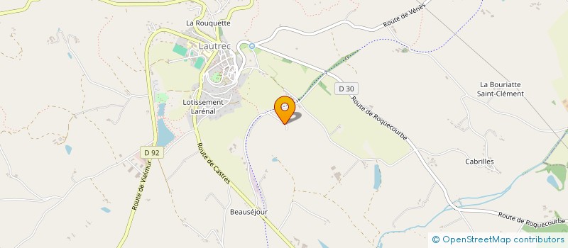 localisation de l'entreprise MADAME ET MONSIEUR  LAUTREC