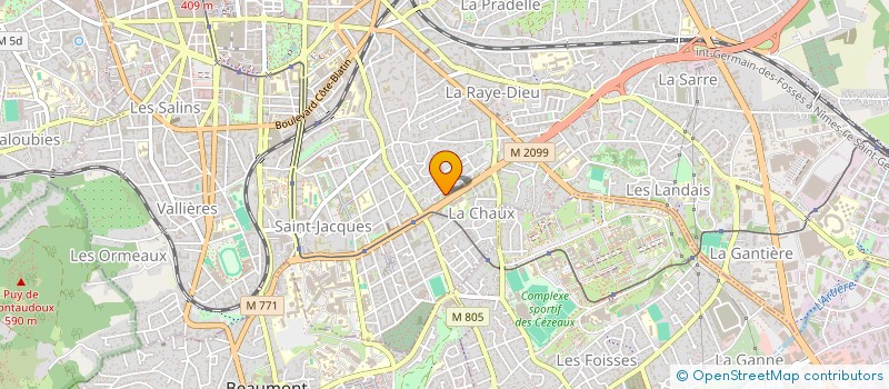 localisation de l'entreprise MADAME ET MONSIEUR LAVILLE  CLERMONT-FERRAND