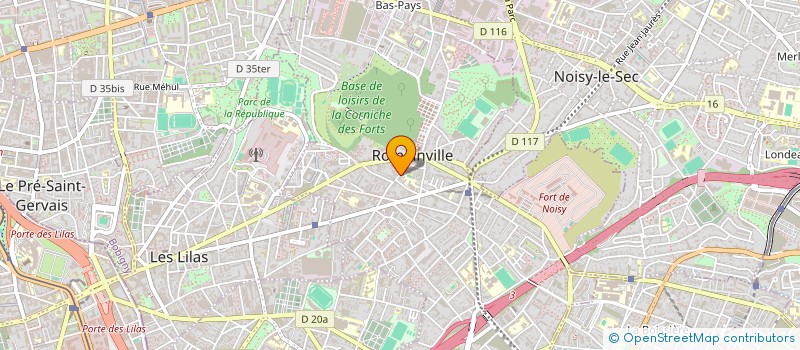 localisation de l'entreprise MADAME ET SERVICES 93 à ROMAINVILLE