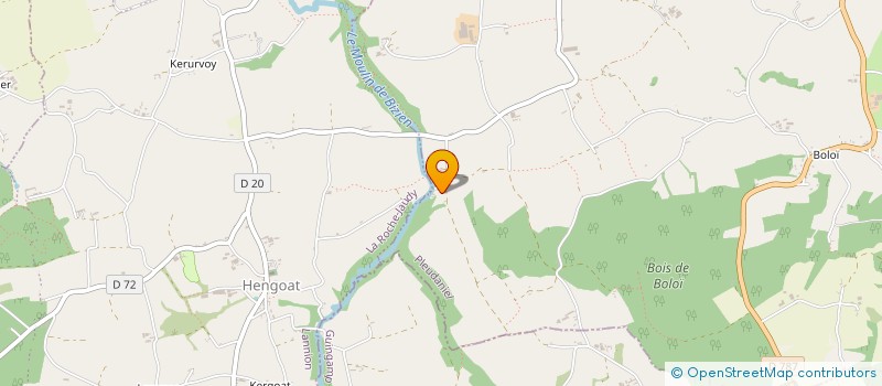 localisation de l'entreprise MADAME ETAINE COURSON  PLEUDANIEL