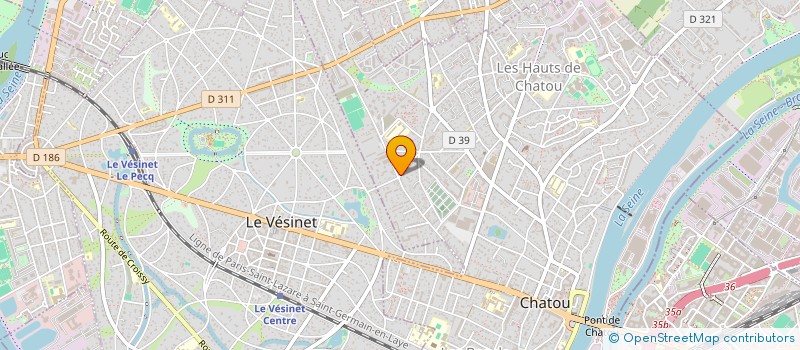 localisation de l'entreprise MADAME ETELVINA SAAVEDRA  CHATOU