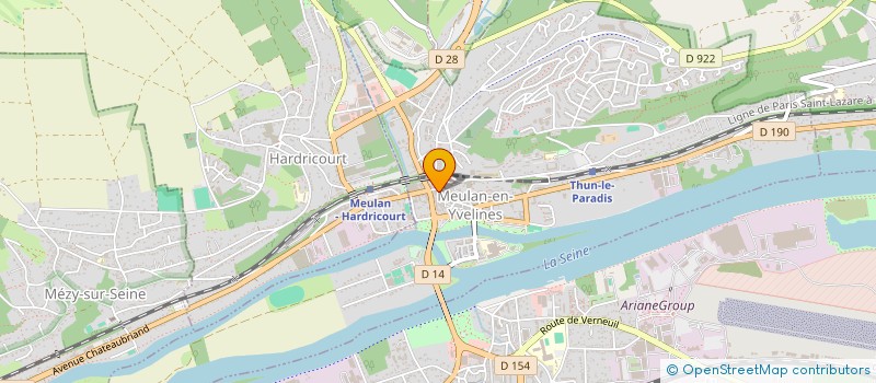 localisation de l'entreprise MADAME ETELVINA SERAFIM à MEULAN-EN-YVELINES