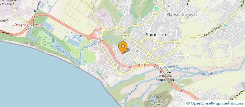 localisation de l'entreprise MADAME ETHANIELLE HECALE  SAINT-LOUIS