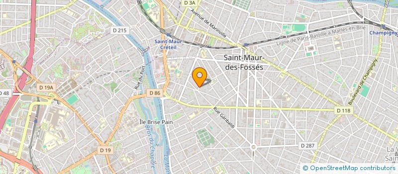 localisation de l'entreprise MADAME ETHEL BESSIERES à SAINT-MAUR-DES-FOSSES