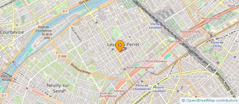 localisation de l'entreprise MADAME ETHEL SOUSSI à LEVALLOIS-PERRET