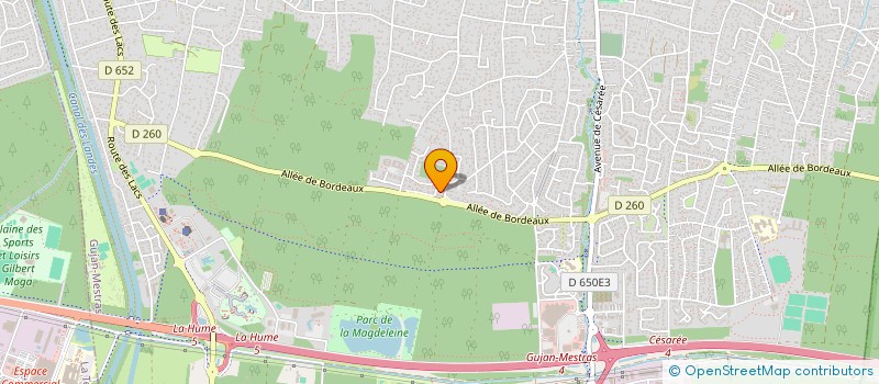 localisation de l'entreprise MADAME ETHNA SMYTH  GUJAN-MESTRAS