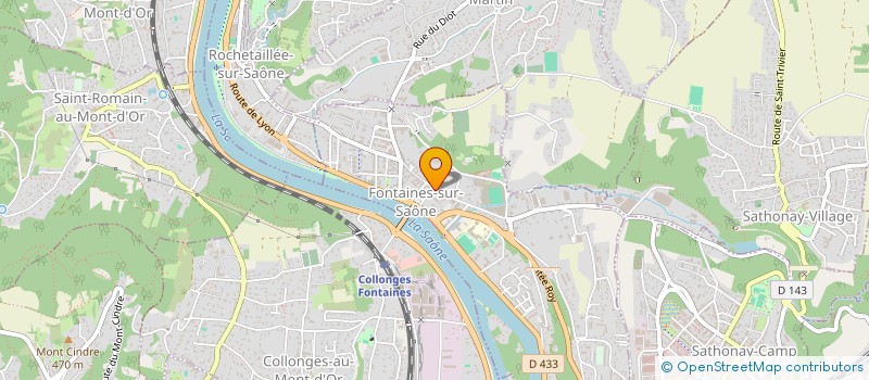 localisation de l'entreprise MADAME ETIEK MUGIANA  FONTAINES-SUR-SAONE