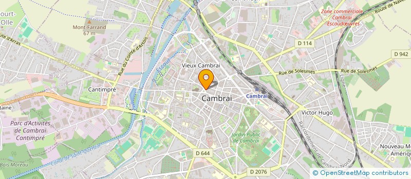 localisation de l'entreprise MADAME ETIENNETTE BOUCHART à CAMBRAI