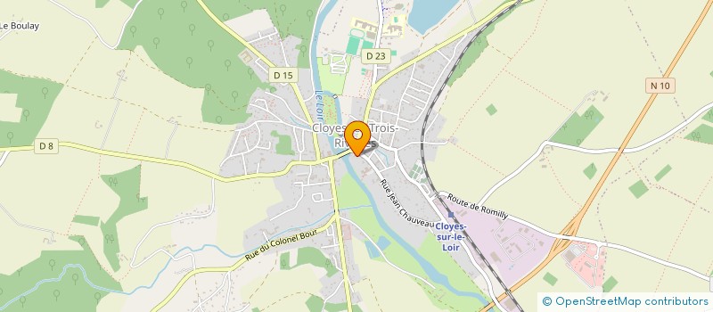 localisation de l'entreprise MADAME ETIENNETTE DERRE à CLOYES-LES-TROIS-RIVIERES