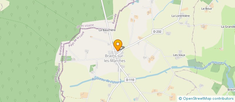 localisation de l'entreprise MADAME ETIENNETTE DURAND  BRAINS SUR LES MARCHES