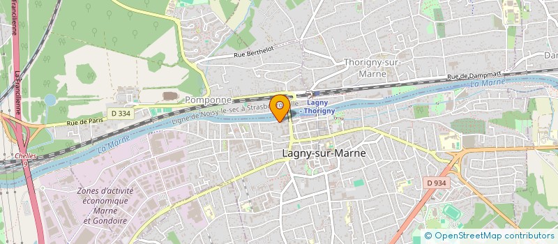 localisation de l'entreprise MADAME ETIENNETTE MALHEURTY  LAGNY-SUR-MARNE