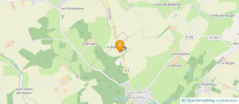 localisation de l'entreprise MADAME ETIENNETTE PREVOST à SAINTIGNY