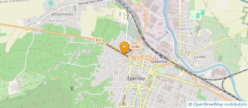 localisation de l'entreprise MADAME ETIENNETTE RANDONNET à EPERNAY