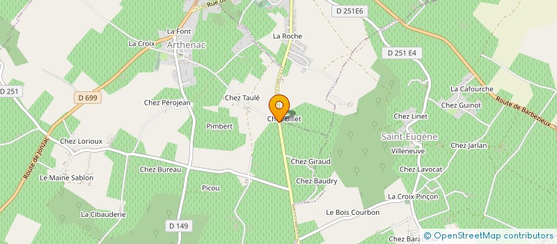 localisation de l'entreprise MADAME ETIENNETTE TAUGE  ARCHIAC