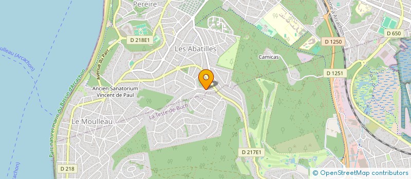 localisation de l'entreprise MADAME ETIENNETTE-TP BISSONNIER  ARCACHON