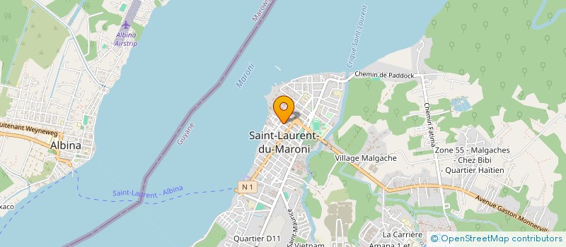 localisation de l'entreprise MADAME ETIENNISE BEAUFOND à SAINT-LAURENT-DU-MARONI