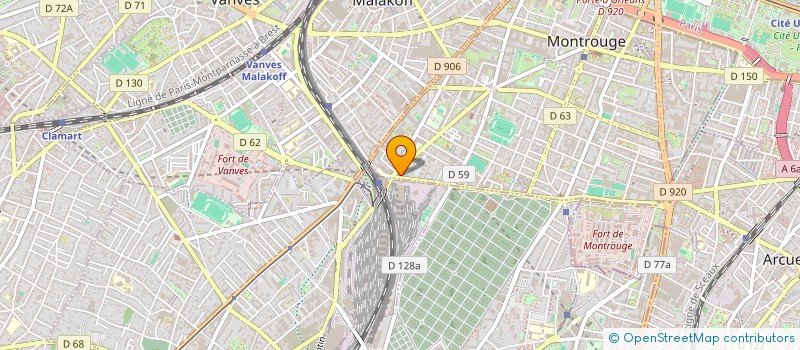 localisation de l'entreprise MADAME ETNAUCIA GNONLONFOUN  MONTROUGE