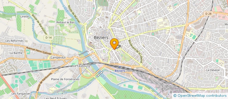 localisation de l'entreprise MADAME ETOILE FREDAIGUES à BEZIERS