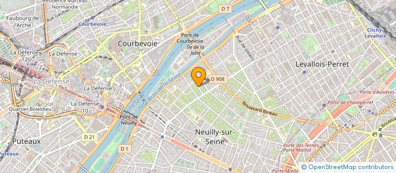localisation de l'entreprise MADAME ETTORI SACCO à NEUILLY-SUR-SEINE