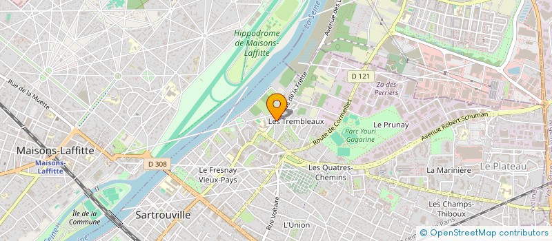 localisation de l'entreprise MADAME EUDELINE ROBERT  SARTROUVILLE